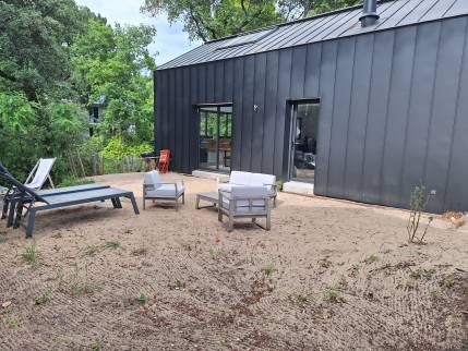 Terrain avant construction de terrasse - Pornic 44210