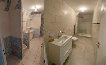 Travaux salle de bain avant et après Beaurains
