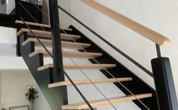 Réalisation d'un escalier à Vertou (44)