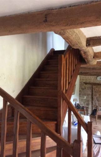 Escalier avant rénovation 