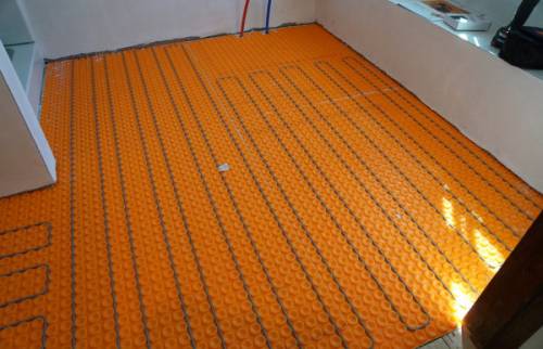 plancher chauffant électrique