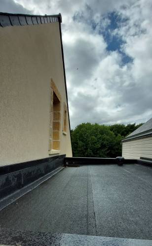 Raccord et jonction des enduits et des solins d'étanchéité