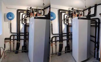 Installation de chauffage terminée