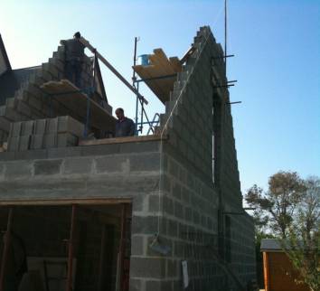 Maçonnerie de garage