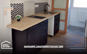 Une superbe cuisine rénovée par La Maison Des Travaux de Marmande.