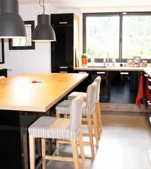 aménagement d'une cuisine ouverte Morlaix (29)