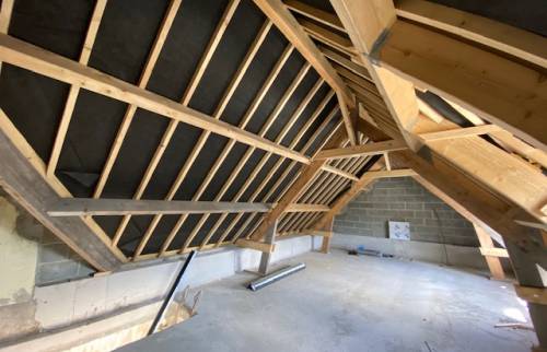 Charpente sur la suélévation