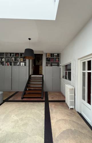 escalier accès chambre loft Paris