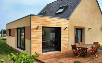 Extension en bois à La Celle-Saint-Cloud