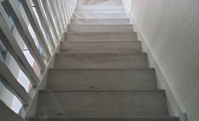 Habillage escalier fini à CHAILLES (41)