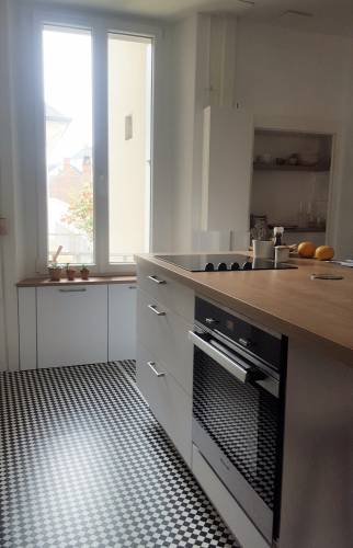 rénovation complète d'une cuisine à Petite-Fôret