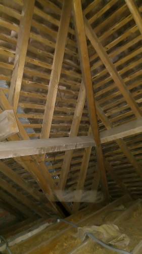 Charpente avant travaux (Ouistreham 14150)