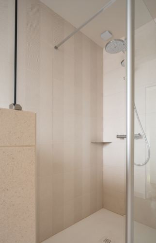 Création d'une lucarne au sud de Nantes - salle de bain - douche