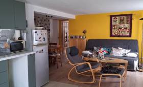 Agrandissement de maison avec aménagement d'une cuisine ouverte sur le salon - 44