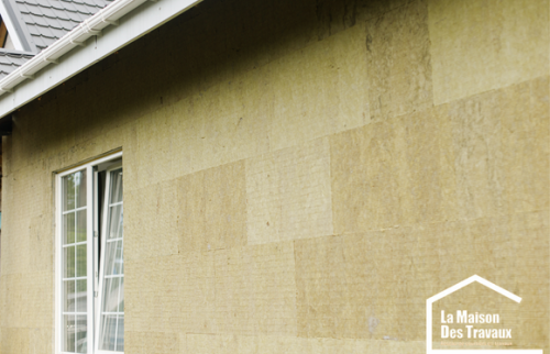 Isolation par l'extérieur en fibre de bois