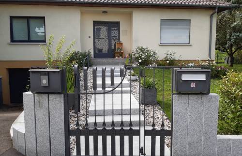 Portillon, granit, aménagement exétieur à Riedisheim