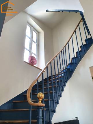 Rénovation d’un escalier ancien à Saint-Malo Après 35400