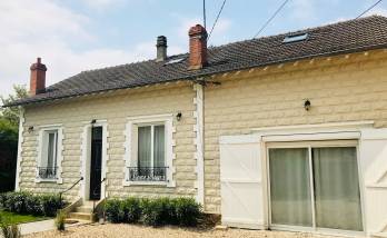 Allée et accès maison rénovés Galluis