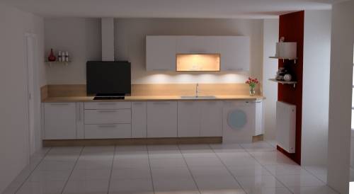 Rénovation d'une cuisine dans une maison près de Landerneau (29)