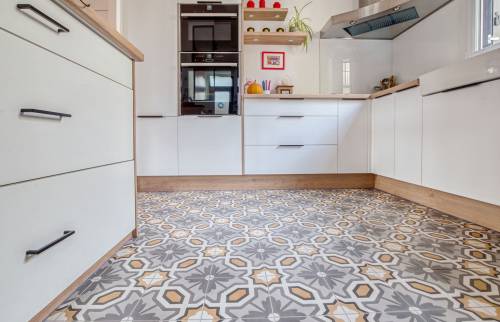 Carrelage en carreaux de ciment