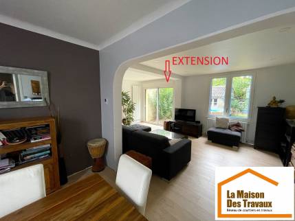 Salon après extension (Yerres 91330)