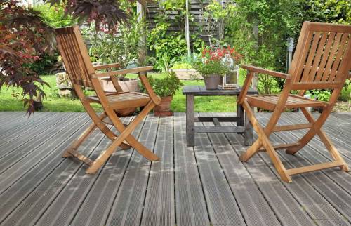 Création d'une terrasse en composite 