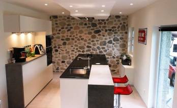 Avant / Après aménagement annexe buanderie cave en cuisine