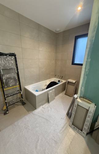 Création d’une salle de bain à proximité de Sautron : reprise d’un chantier abandonné 5