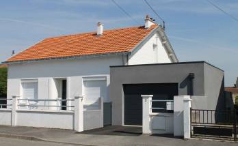 Construction d'une extension pour un garage à Bouguenais (44)