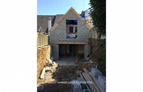 LA MAISON DES TRAVAUX VANNES SARZEAU PENESTIN TTRAVAUX EXTENSION 