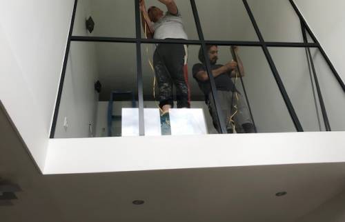 Création d'une mezzanine avec verrière atelier à Asnières