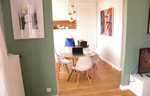 Réalisation d'une rénovation d'un salon-salle à manger à Asnières (92600)