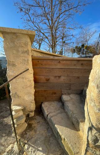 renovation escalier extéérieur à la chaux la maison des travaux Manosque