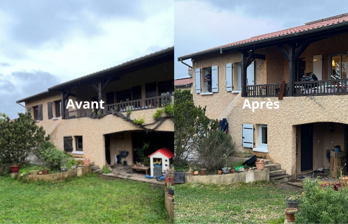 Changement des fenêtres et portes d’une maison à Saint-Genis-Les-Ollières 69290