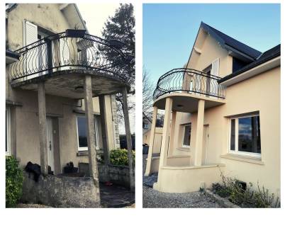 Rénovation des murs extérieur d'une maison