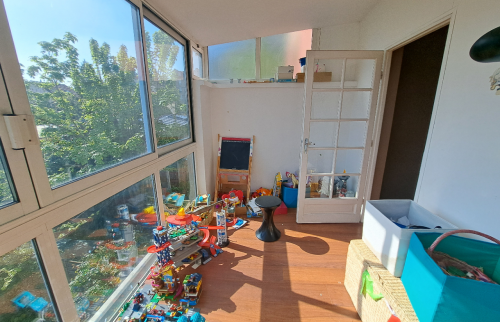 Intérieur de la véranda avant travaux de rénovation