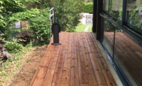 Réalisation d'une terrasse en bois
