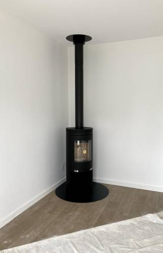 installation d’un poêle à bois