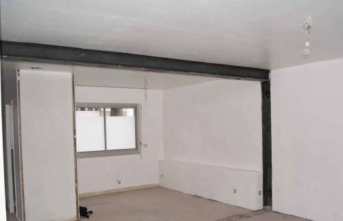 après ouverture et doublage placo - Nantes