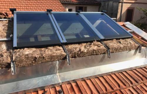 Mise en place d'une verrière modulaire