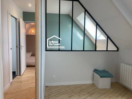 Verrière d'atelier séparation couloir La Maison des Travaux Vannes Sarzeau Pénestin