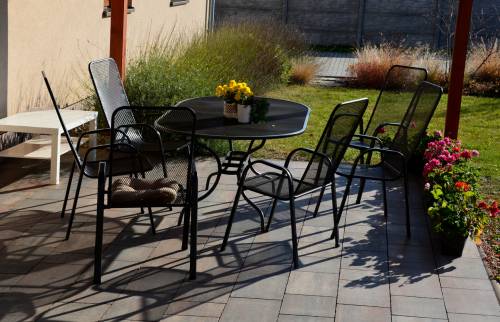 Terrasse en dalles grès cérame pleine masse à Osny (95520)