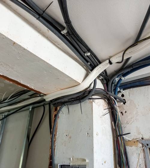 Départs électriques depuis le tableau 