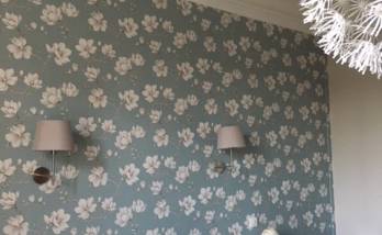 Pose de papier-peint dans la chambre - Nantes 44