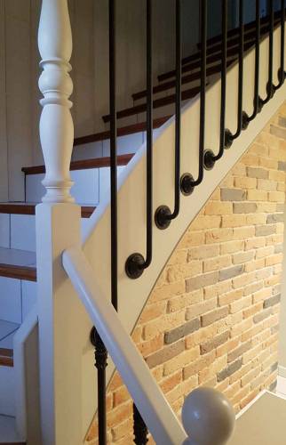 Escalier et mur de parement - Auxerre (89).