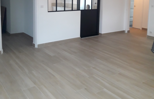 Carrelage imitation paquet 