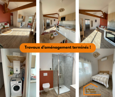 Aménagement intérieur d'appartement T2 dans un ancien garage - Montauban 82000