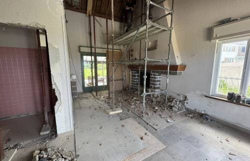 Rez-de-chaussée en rénovation