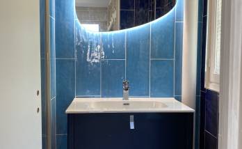 Pose d'un miroir sur-mesure 