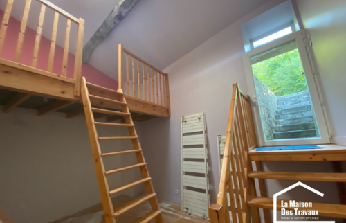 AVANT - Deux escaliers dissocié